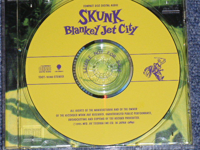 画像: ブランキー・ジェット・シティ　THE BLANKEY JET CITY   -  スカンク　SKUNK / 1995 JAPAN ORIGINAL Promo  CD With OBI