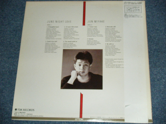 画像: 三宅　純　JUN MIYAKE - JUNE NIGHT LOVE  / 1983 JAPAN ORIGINAL LP 