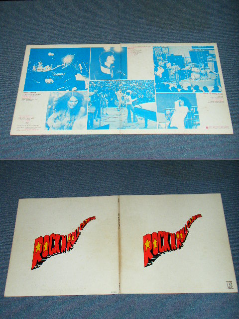 画像: V.A. ( フラワー・トラヴェリン・バンド、内田裕也　＆１８１５　ロックン・ロール・バンド、ファニー・カンパニー　桑名正博 ）－ROCK 'N ROLL CARNIVAL / 1973 JAPAN ORIGINAL LP 
