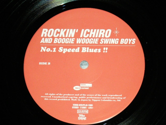 画像: ROCKIN' ICHIRO AND BOOGIE WOOGIE SWING BOYS - NO.1 SPEED BLUES !! / 2001 JAPAN ORIGINAL used  LP