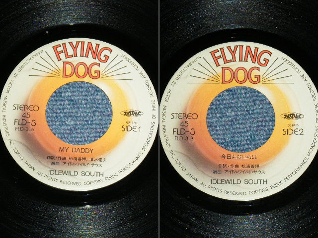 画像: アイドルワイルド・サウス IDOLWILD SOUTH - MY DADDY / 1976 JAPAN ORIGINA Used 7" Single