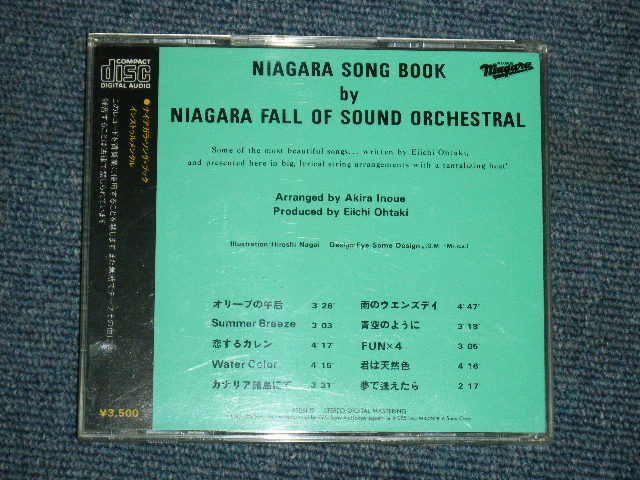 画像: NIAGAR  FALL OF SOUND ORCHESTRA  - NIAGAR SONG BOOK  / 1982 JAPAN ORIGINAL 3500Yen Mark Used CD 