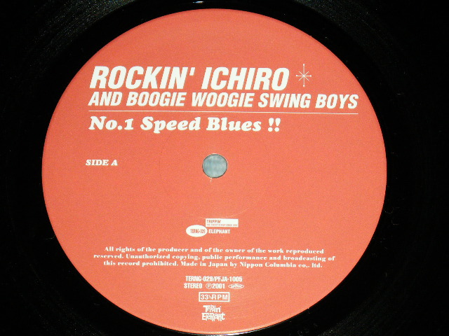 画像: ROCKIN' ICHIRO AND BOOGIE WOOGIE SWING BOYS - NO.1 SPEED BLUES !! / 2001 JAPAN ORIGINAL used  LP