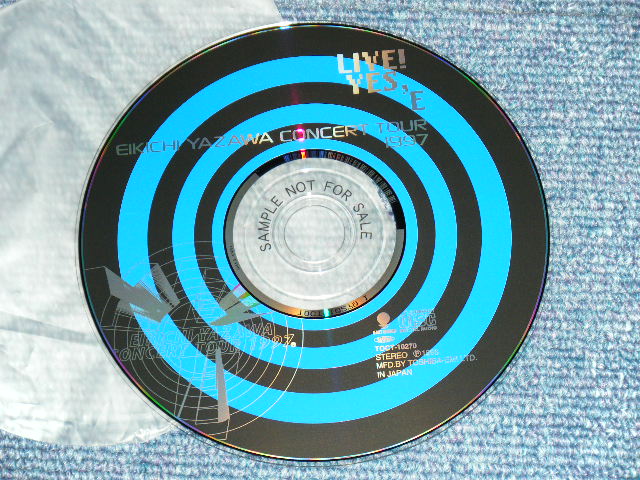 画像: 矢沢永吉  EIKICHI YAZAWA - LIVE! YES, E  / 1998 JAPAN ORIGINAL Promo Used MINI-LP PAPER SLEEVE  KAMI JACKET CD With OBI 