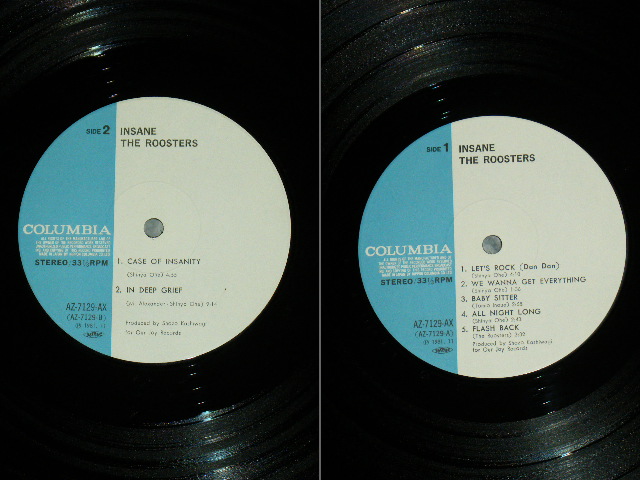 画像: ザ・ルースターズ　THE ROOSTERS - インセイン　INSANE  / 1981 JAPAN ORIGINAL LP With OBI   