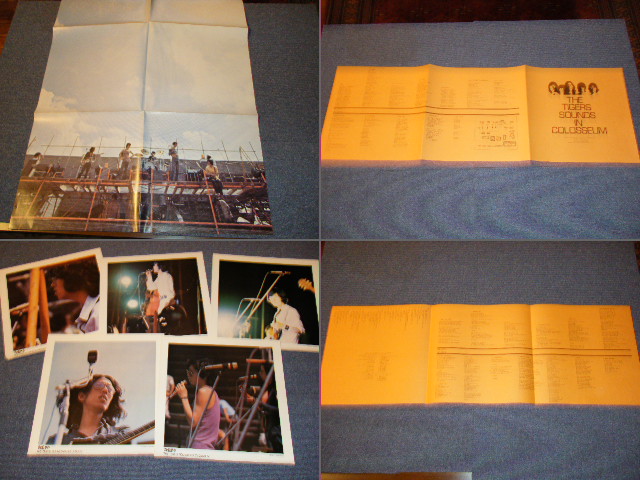 画像: ザ・タイガース　-　ザ・タイガース・サウンズ・イン・コロシアム　：　THE TIGERS  - THE TIGERS SOUNDS IN COLOSSEUM  / 1971 JAPAN ORIGINAL 2 LP With OBI + POSTER + PORTRAIT x 5  